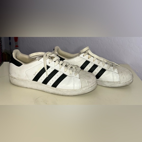 Adidas Black and White Shoes - Picture 3 of 5